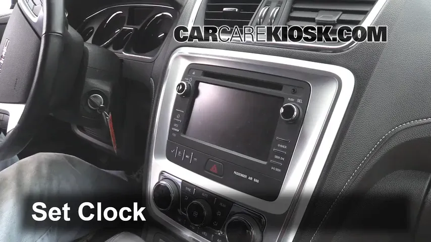 2013 GMC Acadia SLT 3.6L V6 Clock